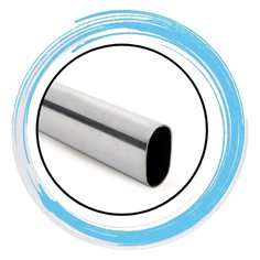SS 347L Oval Pipe